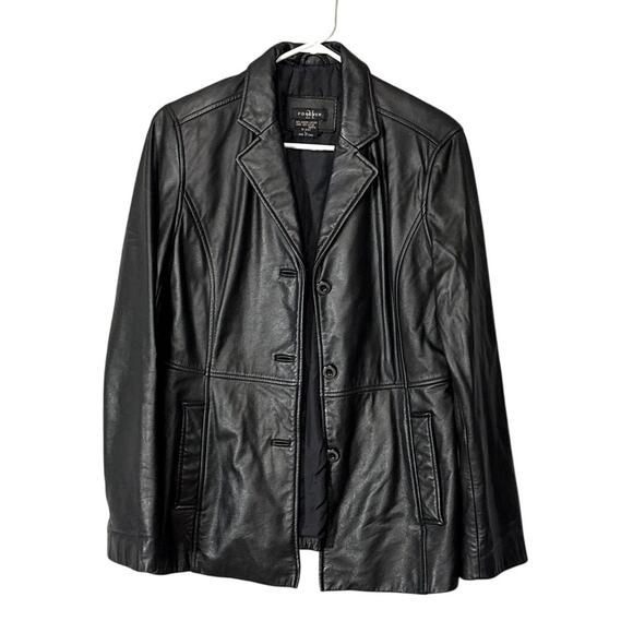Y2K Forever 21 Genuine Leather Jacket Size Large - Picture 1 of 8